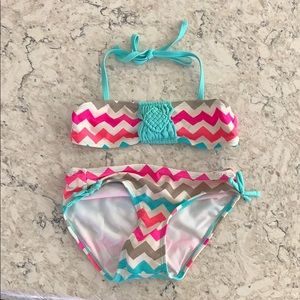 GB girls Teal and Pink bikini